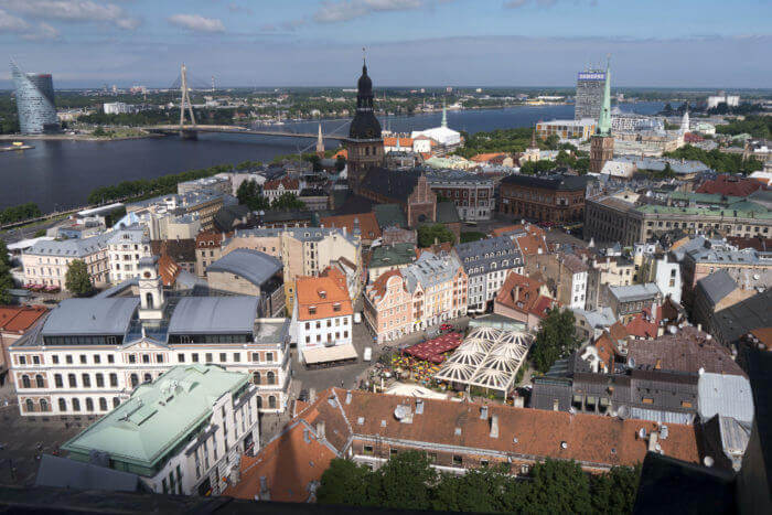 View of Old Town Riga
