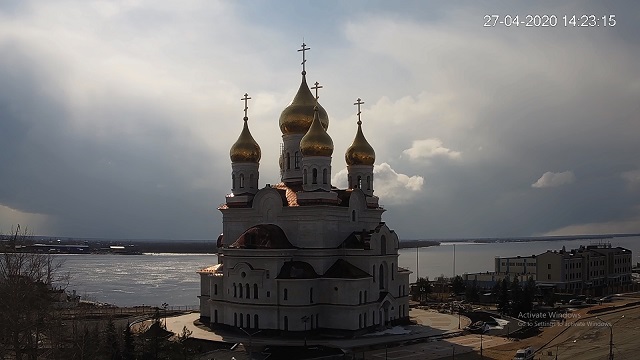 Webcam Сathedral of the Archangel Michael, Arkhangelsk - Online Live Cam