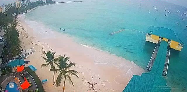 Webcam Pebbles Beach Bridgetown Barbados Online Live Cam