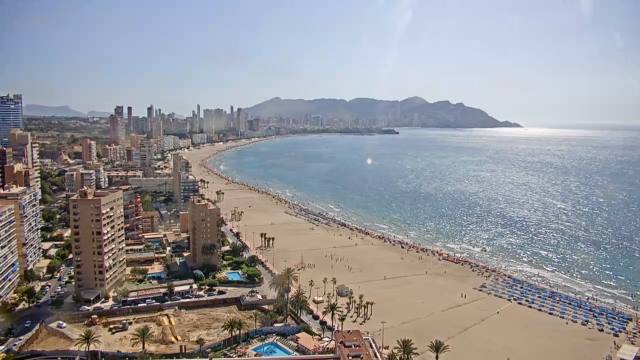Webcam Poniente Beach Benidorm Spain Online Live Cam